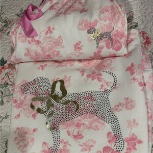 PINK Love shack fancy Xsmall jogger set